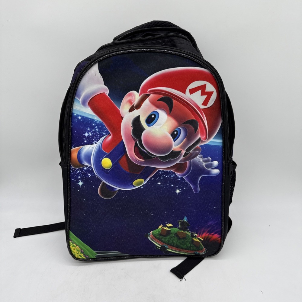 Super Mario Galaxy Kid's Backpack Nintendo Black